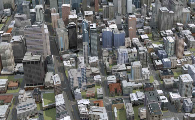 兰州智慧城市3D可视化地图建模