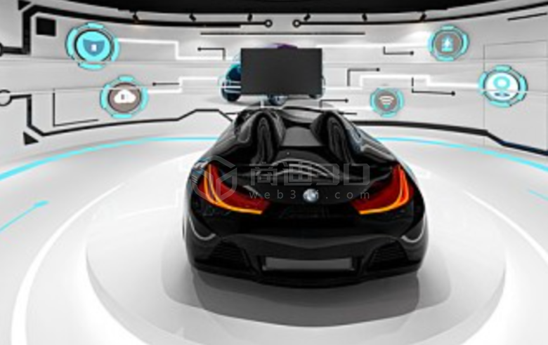 3dVR汽车产品车膜喷漆三维全景展示