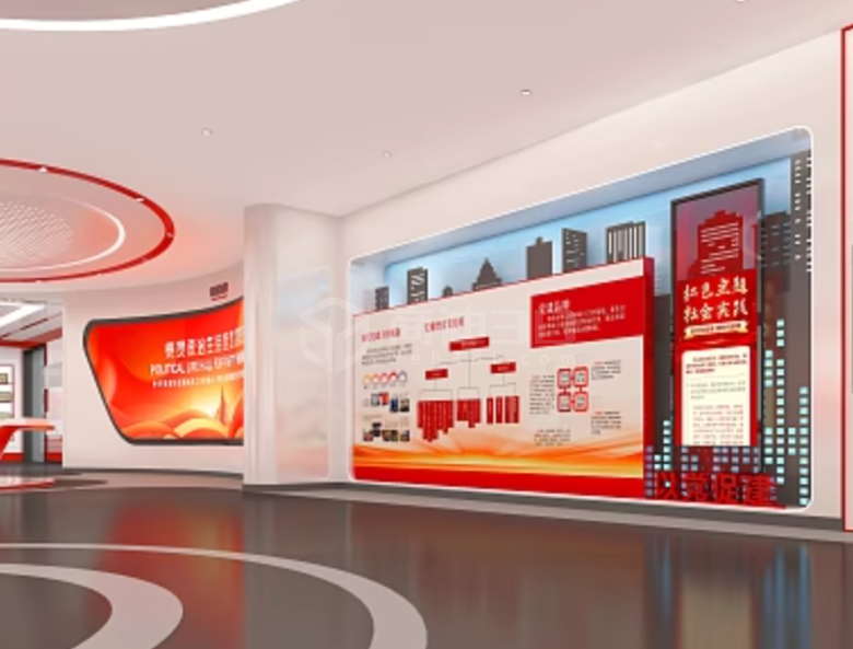 西安企業智慧黨建線上虛擬展廳，科技感VR展廳設計打造獨特體驗 