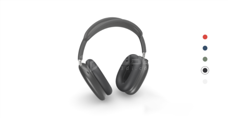 三维耳机选型工具3d产品展示