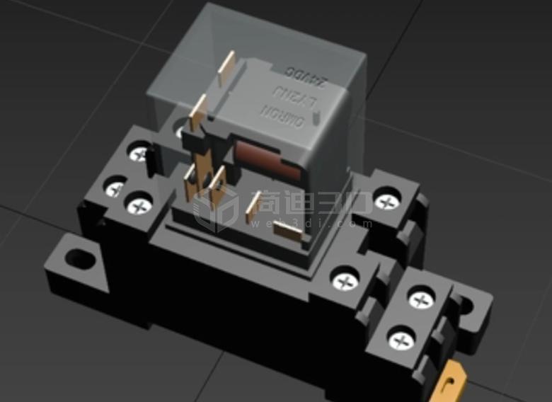 继电器 耦合器 编码器 控制器 执行器 接收器三维建模web3d展示
