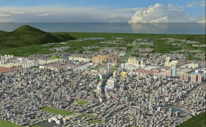呼和浩特智慧城市3d可视化地图建模
