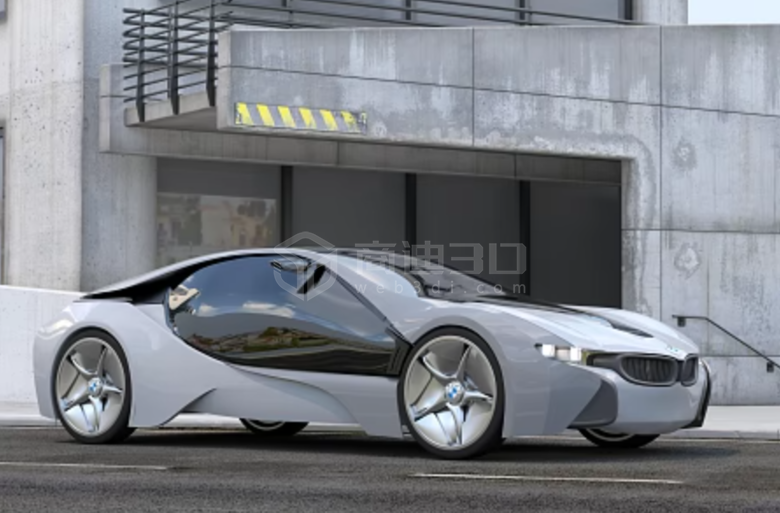 概念汽车3D展示，感受3D建模技术打造的未来车型