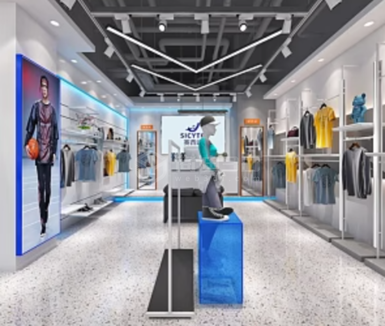 感受運動女裝魅力，VR線上商店3D模型呈現