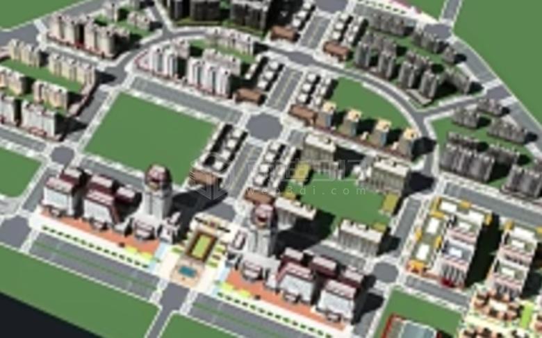 拉萨智慧城市3d可视化地图建模