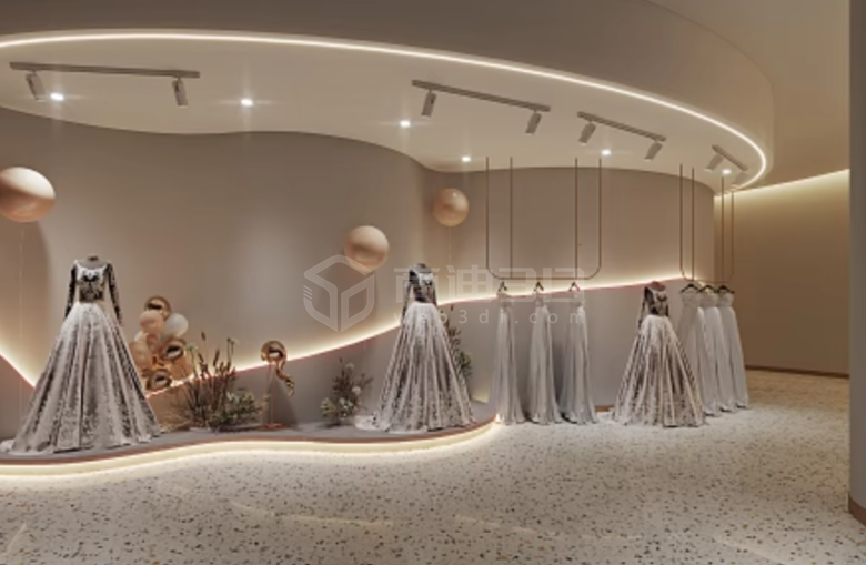 3D建模助力禮服服裝店：VR全景與沉浸式體驗