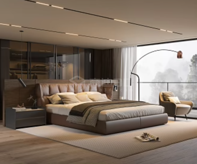 现代轻奢卧室家具VR展示，带来全新购物体验