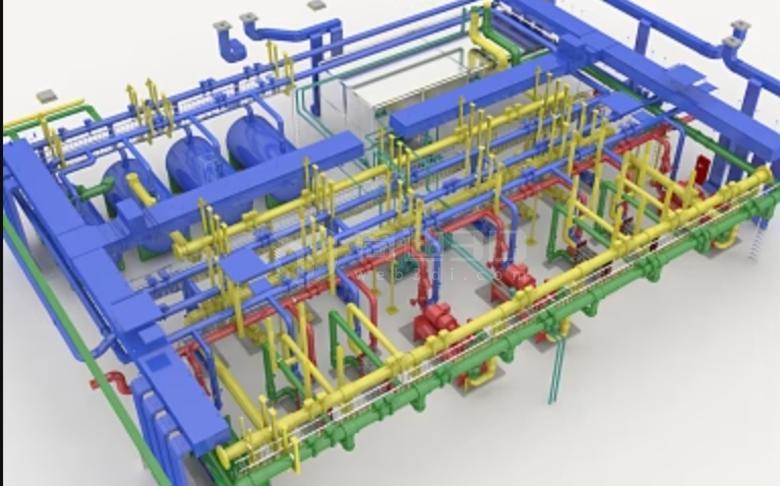 水泵房三维建模3D数据可视化数字孪生