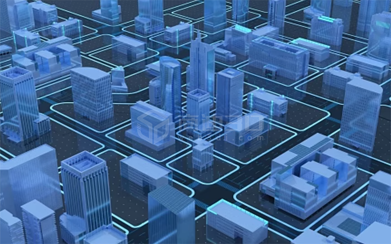 广州智慧园区三维可视化数字孪生办公园区、物流园区3d地图建模