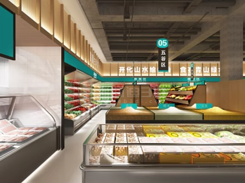 生鲜食品3D呈现：VR全景拍摄凸显生鲜超市魅力