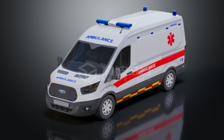 运输车、救护车3d建模在线汽车三维交互式展示