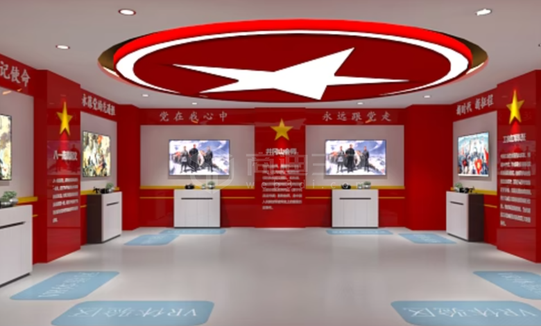 多媒體數字黨建展廳：VR全景雲端黨建展館