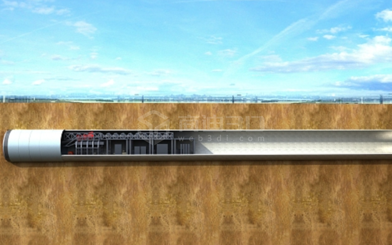 城市轨道工程隧道施工三维动画视频制作