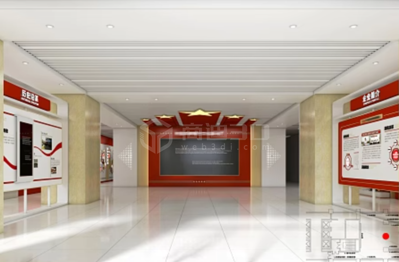 企業黨建展廳設計：借助3D建模與VR全景打造獨特體驗