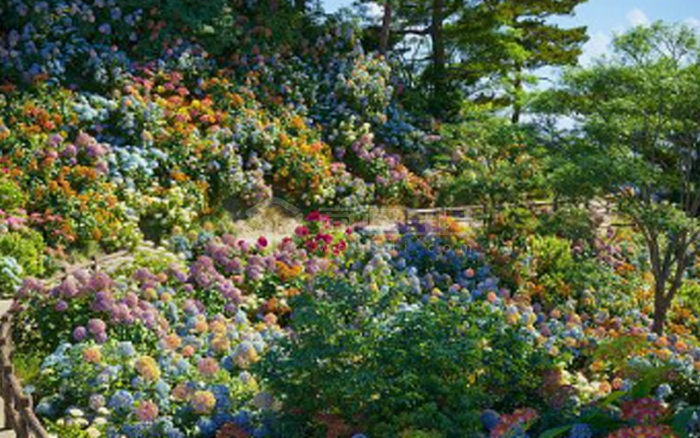 植物園3d模型在線三維漫游動畫視頻制作