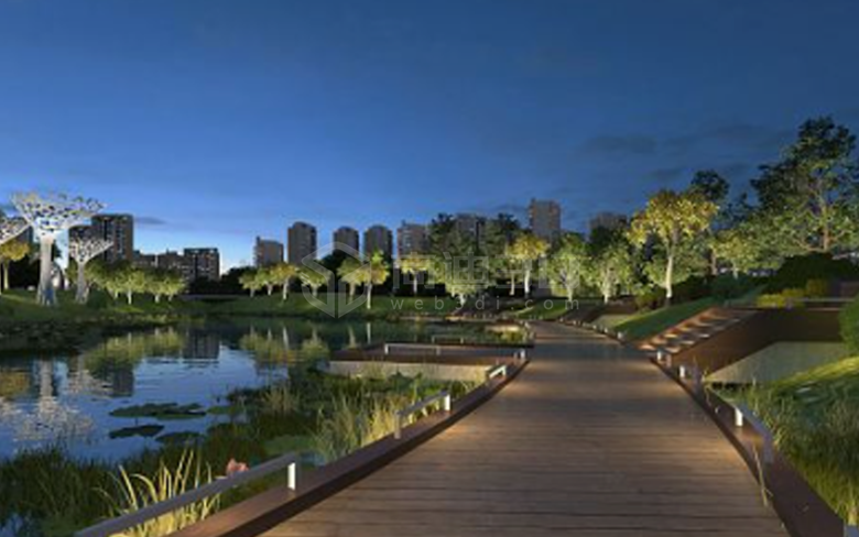 公園3d模型在線三維漫游動畫視頻制作
