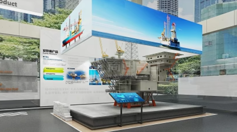 工業自動化展覽展廳，VR全景結合3D技術展示新應用