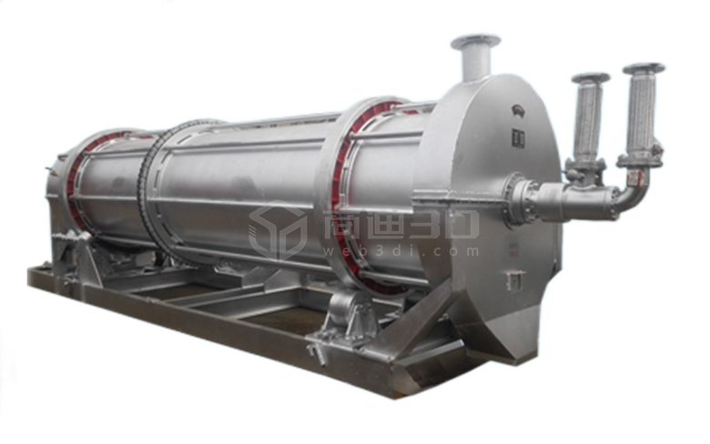 滾筒冷渣機(jī)3d模型在線三維展示茶葉加工機(jī)械