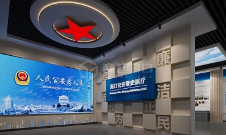 虛擬警史黨建文化展，3D建模與VR塑造莊嚴形象