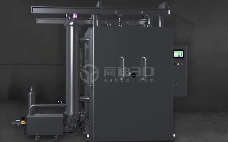 環速預冷機設備3D模型在線三維演示動畫的技術與產品宣傳優勢