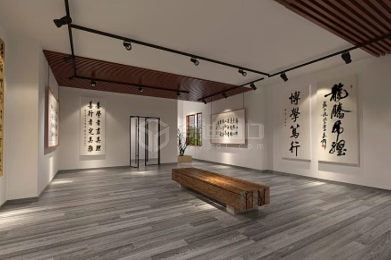 中国风3D虚拟线上展厅：国画与书法 —— 国粹的VR全景盛宴