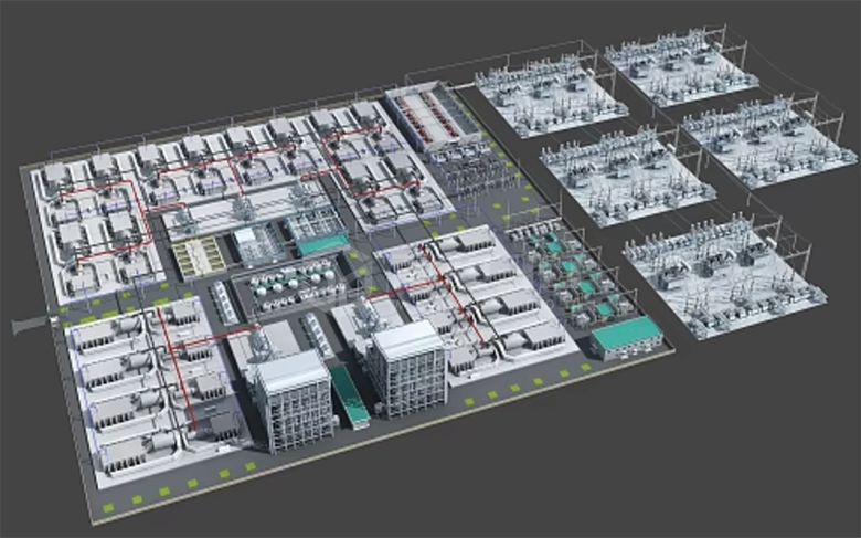 用电站点云扫描建模：实现电力设施高效监测