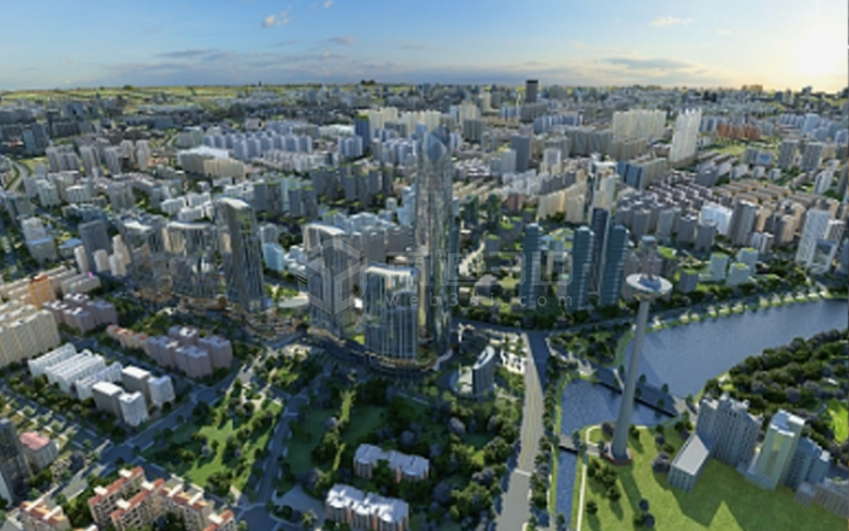 沈陽城市3d地圖三維建模繪制點云掃描