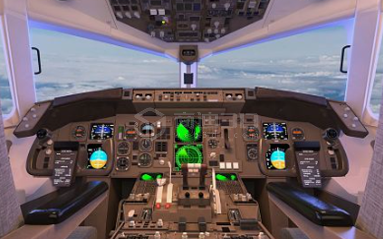 飛機工作原理3d動畫視頻演示