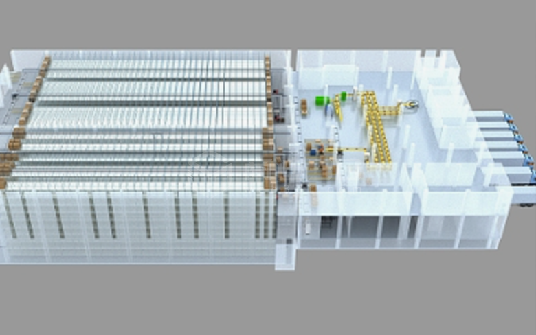 烟草公司卷烟物流业务全周期3d建模可视化三维展示