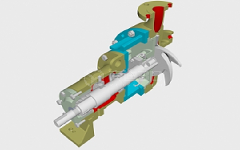 离心泵三维建模