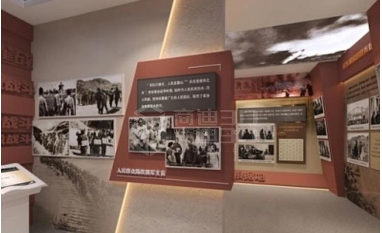 党史军警史线上3d虚拟展馆三维建模可视化全景展示