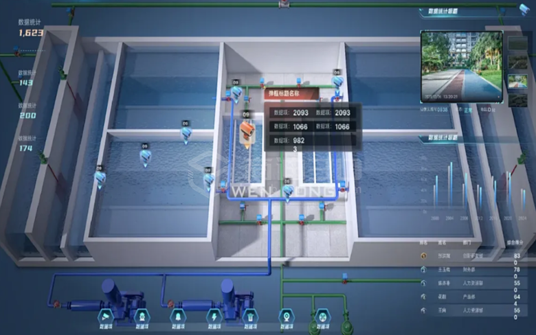 净水车间3d可视化建模：开启智慧水务新时代