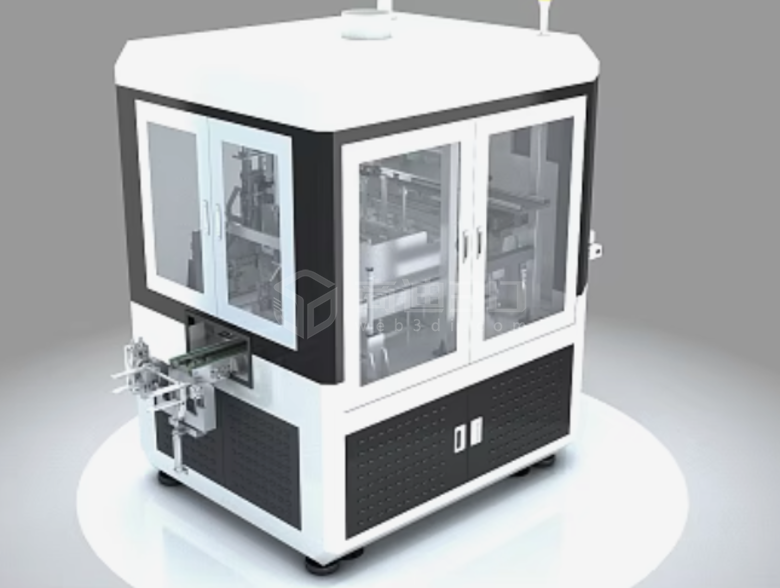 全自动封膜机3D建模与高质量效果图制作：从概念到视觉的精准转化