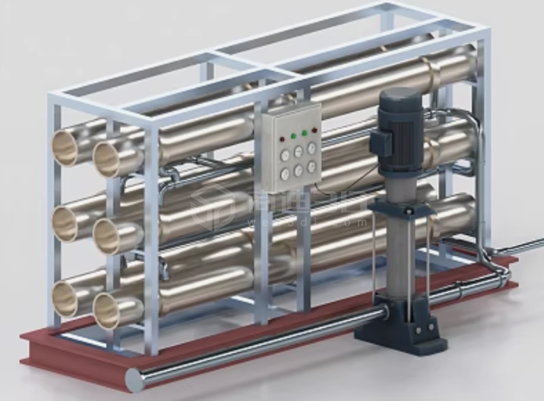 反渗透过滤设备3D建模三维可视化Web3D线上展示