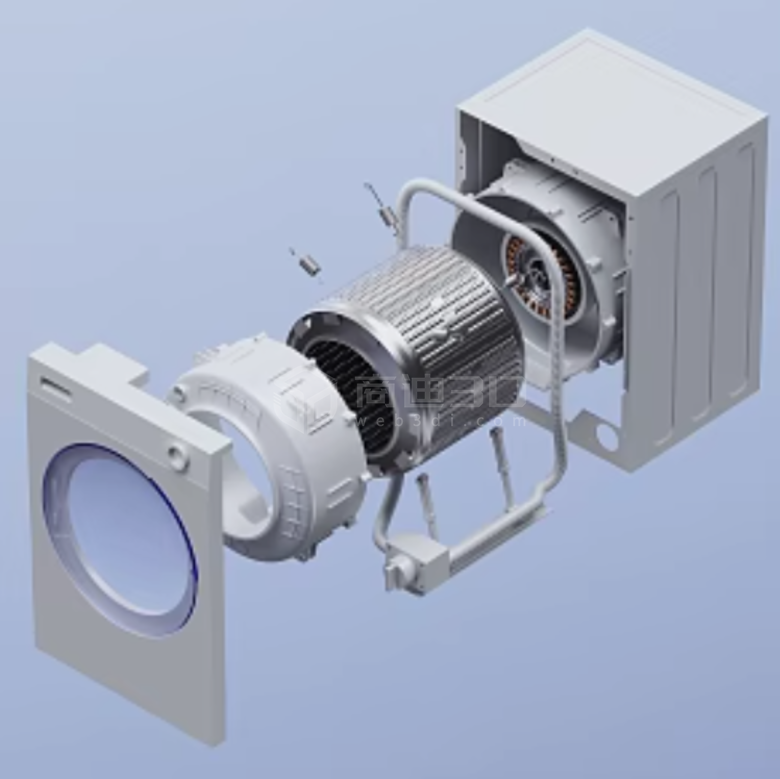 机器设备内部结构展示展厅 - 3D透视化拆解，一目了然