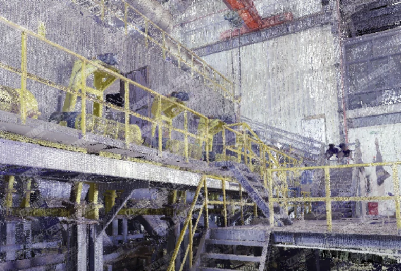 工厂车间三维点云扫描3d可视化数字孪生建模
