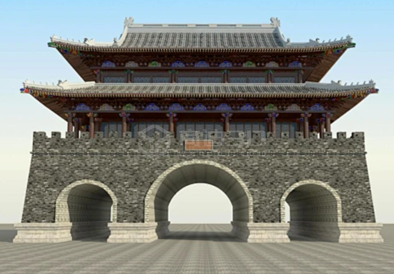 古建筑历史遗址、故居三维点云扫描3d可视化建模