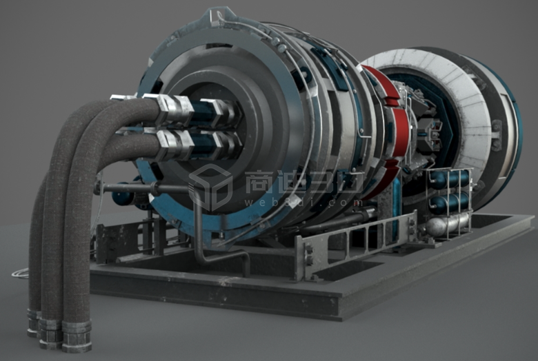 三维点云扫描建模机械产品设施设备Web3D可视化