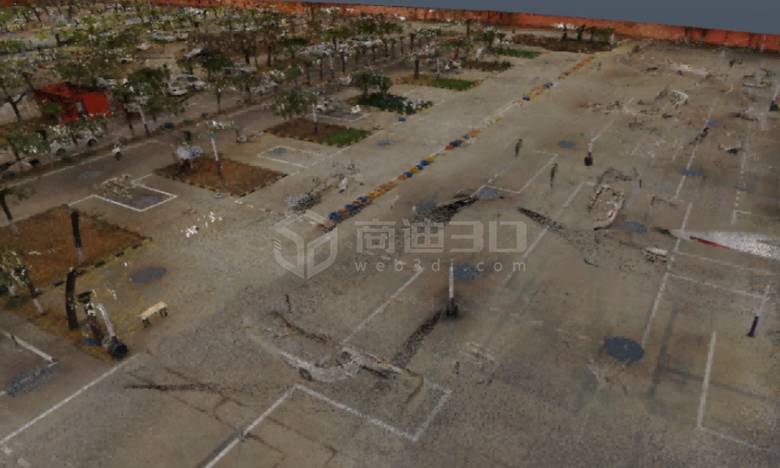 驾校场地3d点云扫描建模