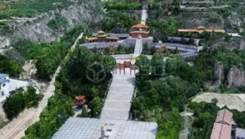 景区打卡点无人机倾斜摄影三维实景建模