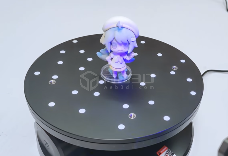 玩具手办3d点云扫描建模展示
