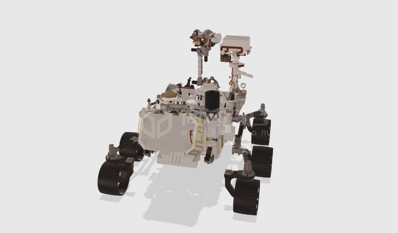 火星探测器三维建模在线Web3D交互体验展示
