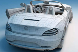 小汽车模型丨汽车建模认准商迪3D制作