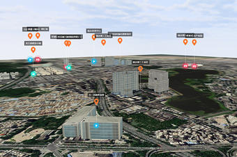 深圳宝安区智慧工业产业区规划3D地图展示