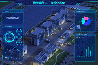 智慧工厂数字孪生数字三维可视化大屏展示系统