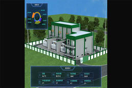 3D电厂变电站三维实时可视化建模管理系统