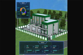 3D电厂变电站三维实时可视化建模管理系统