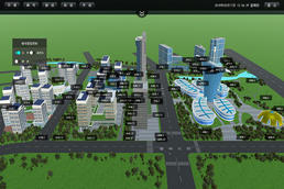 三维智慧园区模型可视化3D建模管理平台