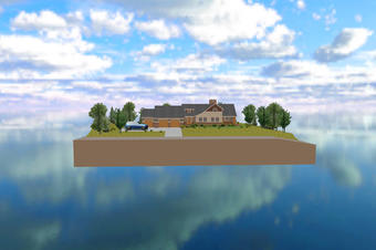 Web3D地产三维模型别墅电子沙盘VR虚拟现实3D展示
