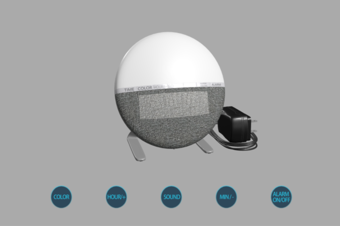 3D鬧鐘模型制作三維建模多功能鬧鐘在線展示